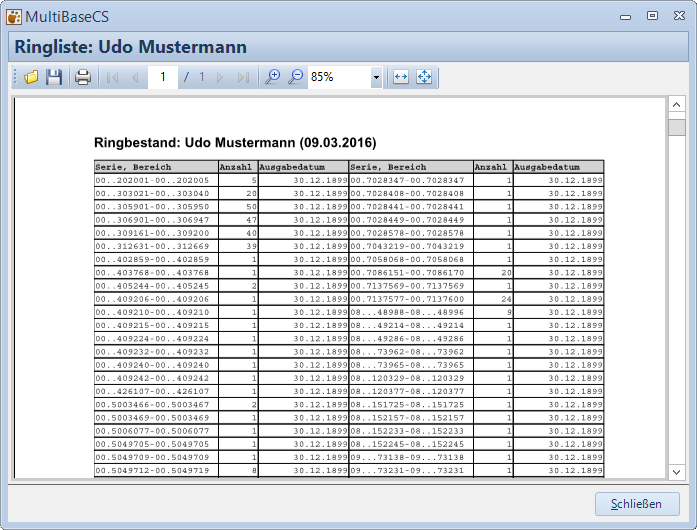 BirdBase_Ringliste