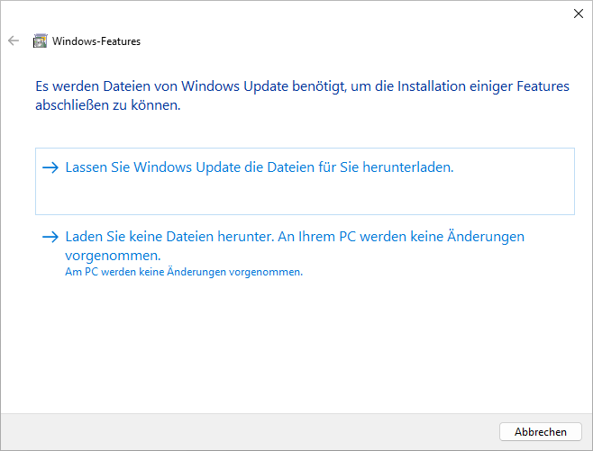 Installation_Windows_Features_Windows_Update
