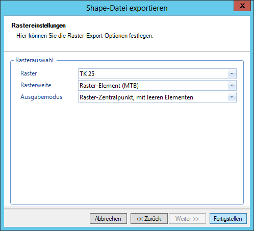 Raster-Shape-Datei exportieren5neu
