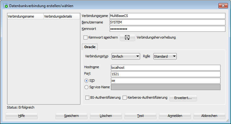 Oracle_Neue_Verbindung_2