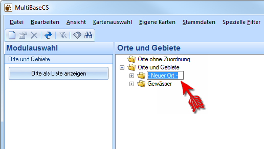 Orte und Gebiete - Neue Gruppe 2